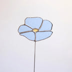 Blumenstecker Blau